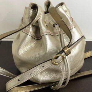 Coach Vintage Audrey Leather Drawstring Bucket Bag RARE